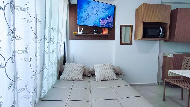 Tamandaré | Studio Vista Mar | Pé na Areia (B06)