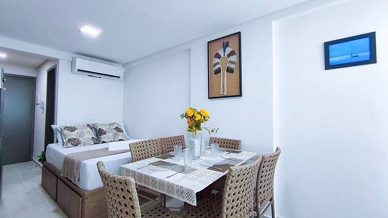Tamandaré | Studio Vista Mar | Pé na Areia (B06)