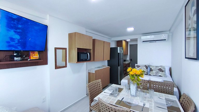 Tamandaré | Studio Vista Mar | Pé na Areia (B06)