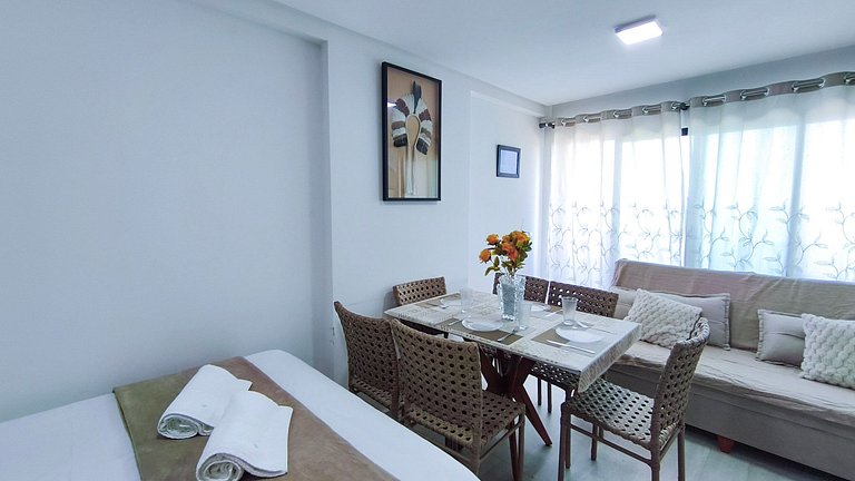 Tamandaré | Studio Vista Mar | Pé na Areia (B06)