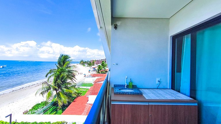 Tamandaré | Studio Vista Mar | Pé na Areia (B06)