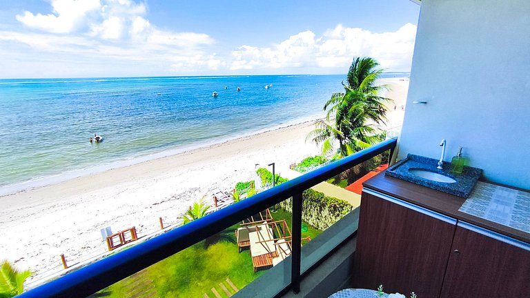 Tamandaré | Studio Vista Mar | Pé na Areia (B06)