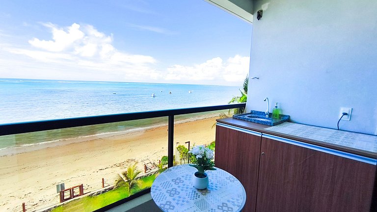 Tamandaré | Studio Vista Mar | Pé na Areia (B06)
