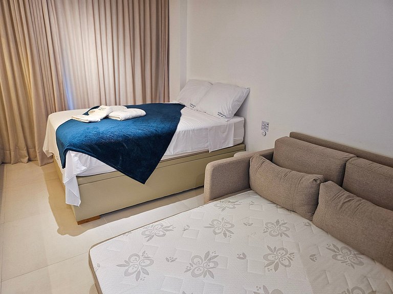 Studio em Resort | Vista Piscina (C09-3 GBR)