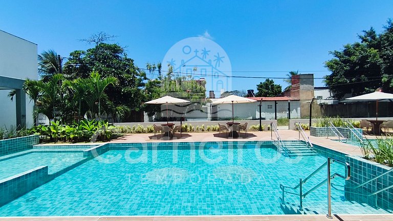 Tamandaré | Studio Climatizado | 200m do Mar (C02)