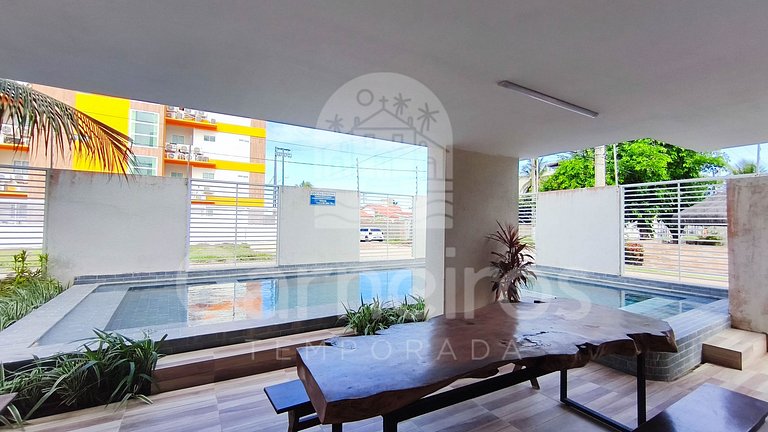 Tamandaré | Apto 2Q | 100m da Praia (B05)