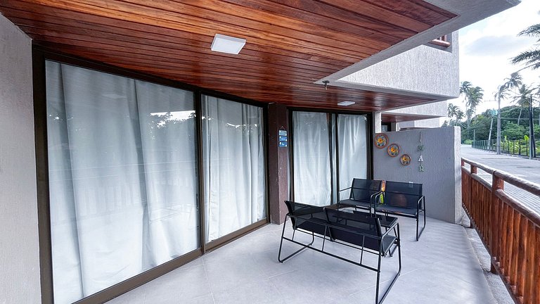Carneiros | Apartamento Completo | Beira-Mar(D019)