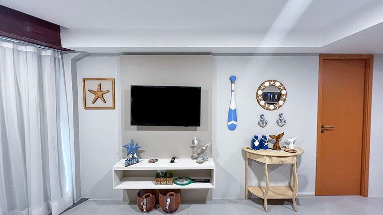 Carneiros | Apartamento Completo | Beira-Mar(D019)