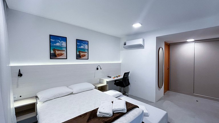 Carneiros | Apartamento Completo | Beira-Mar(D019)