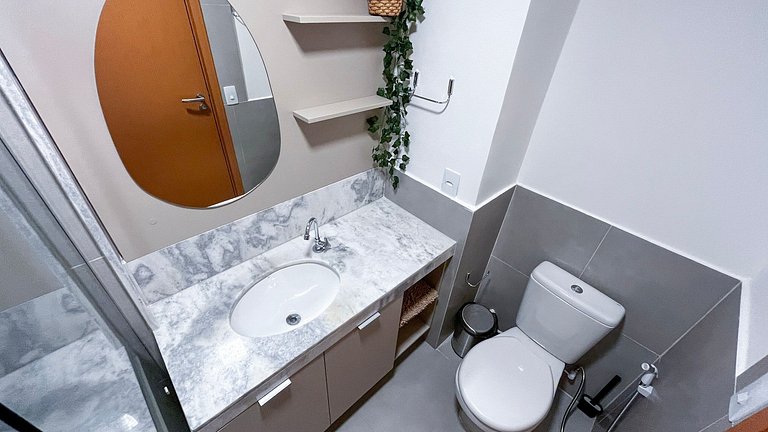 Carneiros | Apartamento Completo | Beira-Mar(D019)