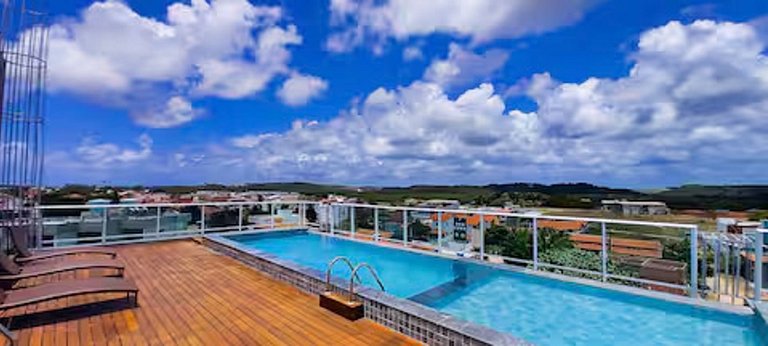 Lindo Flat no Beach Way Carneiros (B01)