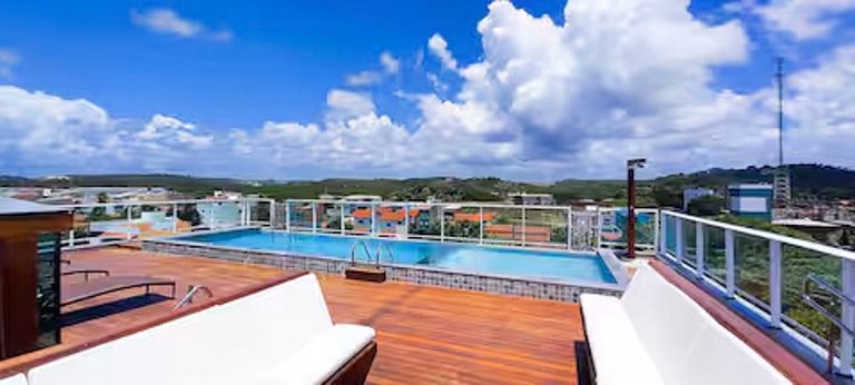 Lindo Flat no Beach Way Carneiros (B01)