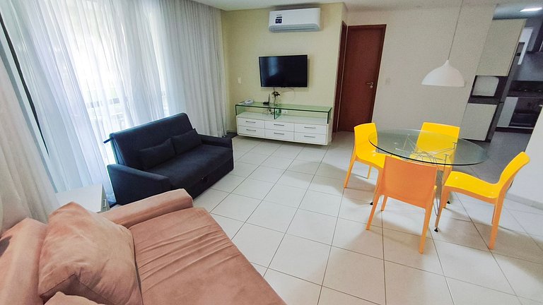 Flat 1 Quarto no Carneiros Beach Resort (A01-4)