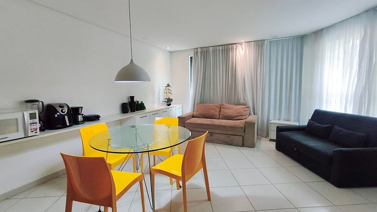 Flat 1 Quarto no Carneiros Beach Resort (A01-4)