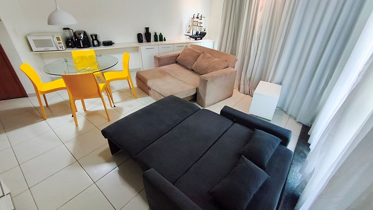 Flat 1 Quarto no Carneiros Beach Resort (A01-4)