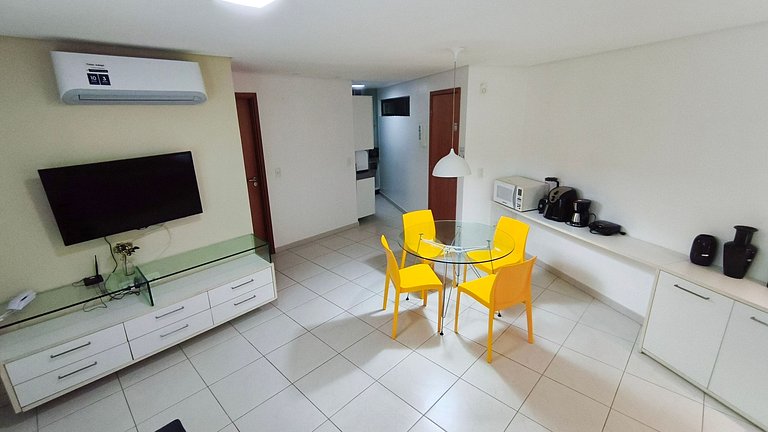 Flat 1 Quarto no Carneiros Beach Resort (A01-4)