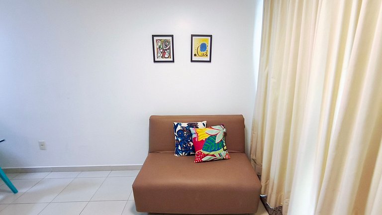 Flat 1 Quarto no Carneiros Beach Resort (B06-E)