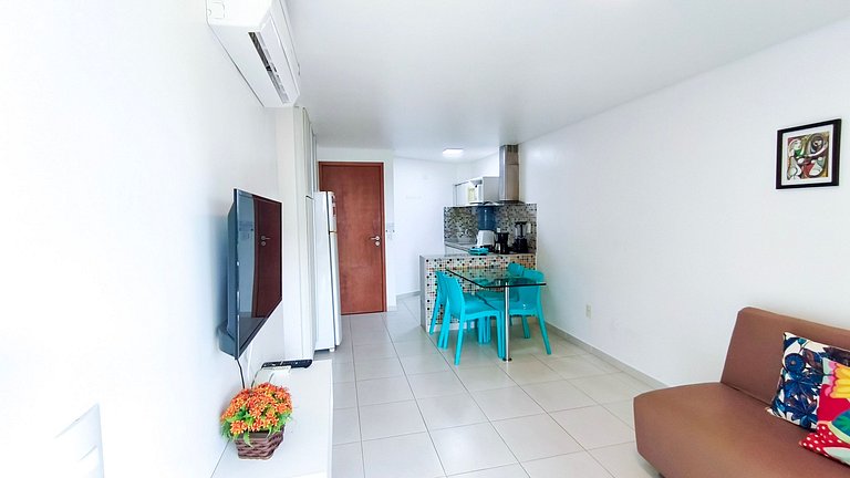 Flat 1 Quarto no Carneiros Beach Resort (B06-E)