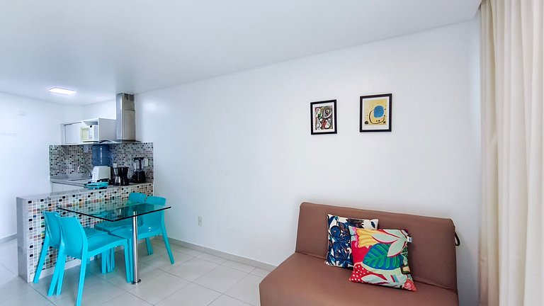 Flat 1 Quarto no Carneiros Beach Resort (B06-E)