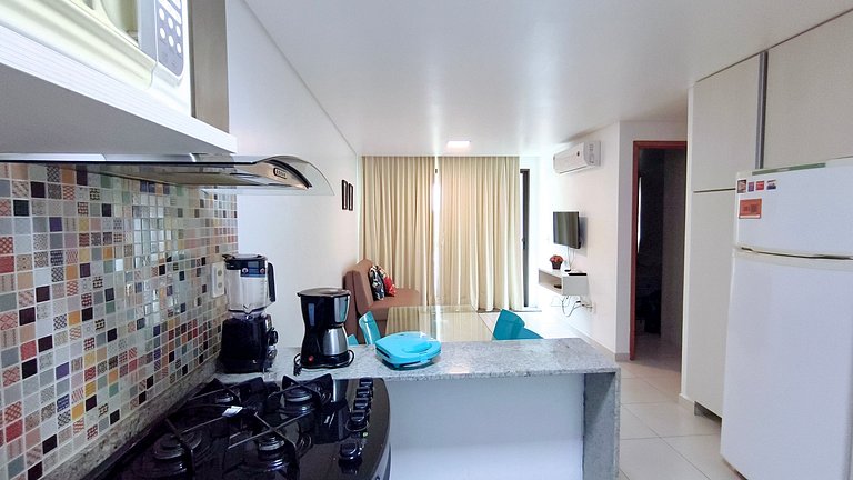 Flat 1 Quarto no Carneiros Beach Resort (B06-E)