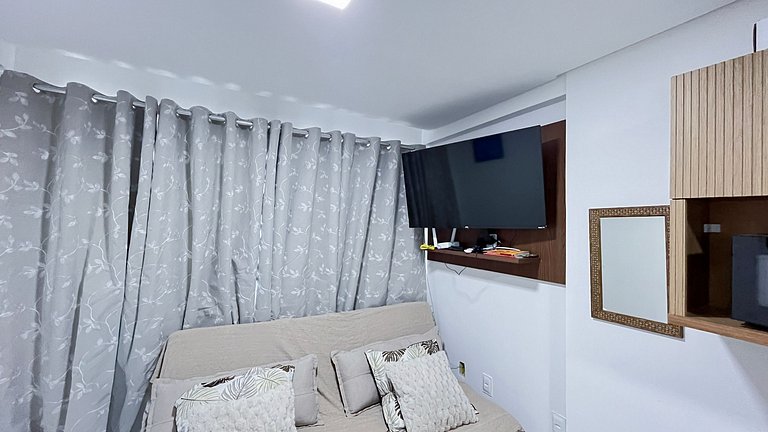 Tamandaré | Studio Vista Mar | Pé na Areia (B06)