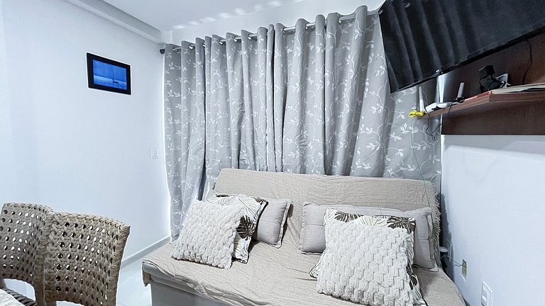 Tamandaré | Studio Vista Mar | Pé na Areia (B06)