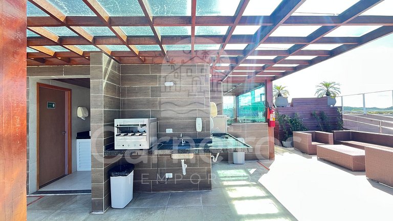 Lindo flat Studio no Beach Way Carneiros (C08)