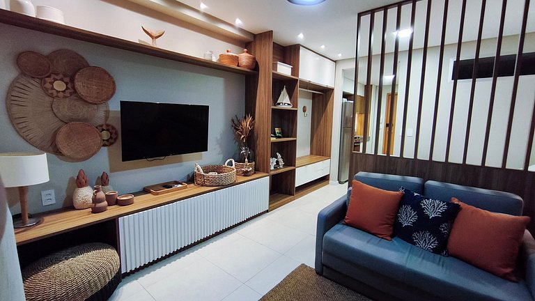 Flat 1 Quarto - Eco Resort Praia dos Carneiros (A22-1)