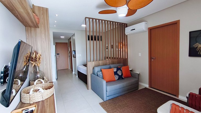Flat 1 Quarto - Eco Resort Praia dos Carneiros (A22-1)