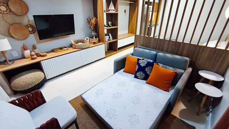 Flat 1 Quarto - Eco Resort Praia dos Carneiros (A22-1)