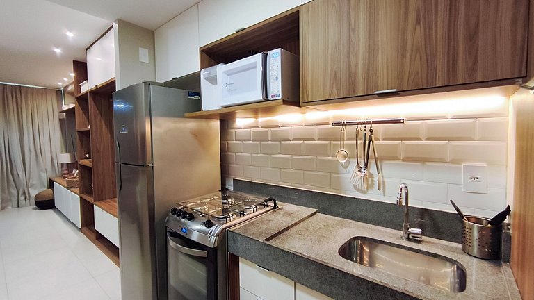 Flat 1 Quarto - Eco Resort Praia dos Carneiros (A22-1)