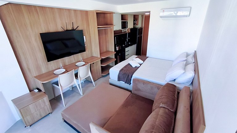 Carneiros | Flat moderno perto da igrejinha (D230)