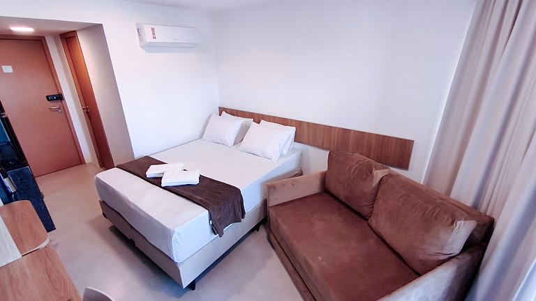 Carneiros | Flat moderno perto da igrejinha (D230)