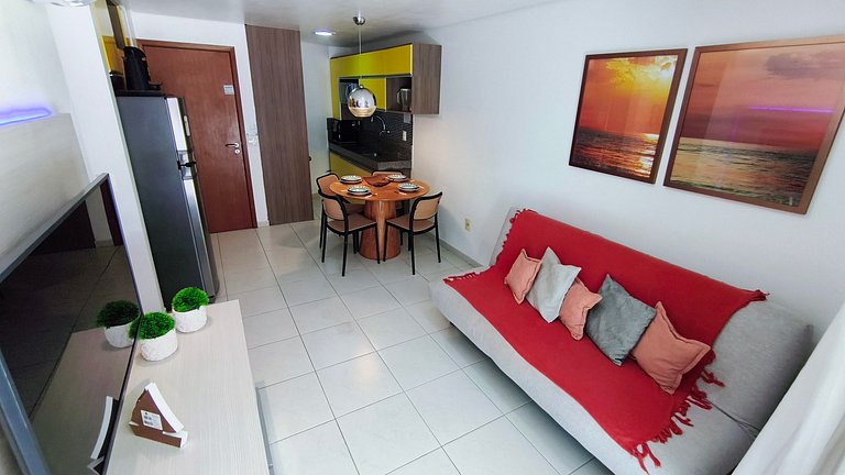 Flat 1 Quarto - Carneiros Beach Resort (A12-4)