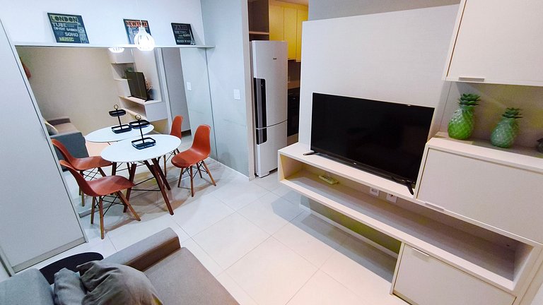 Flat 1 Quarto - Eco Resort Praia dos Carneiros (X07-1)