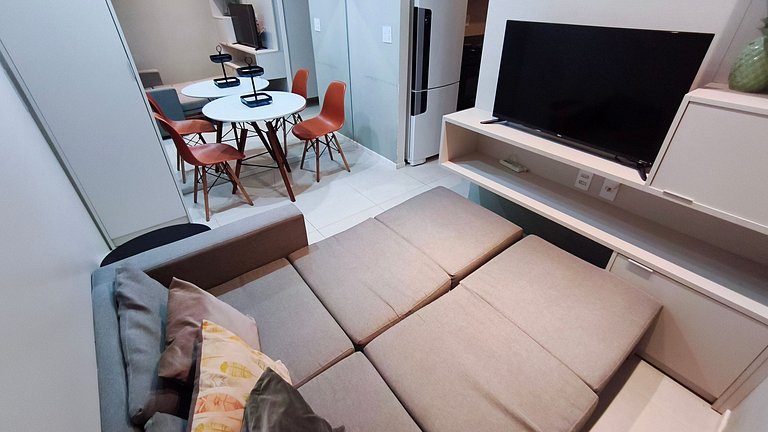 Flat 1 Quarto - Eco Resort Praia dos Carneiros (X07-1)