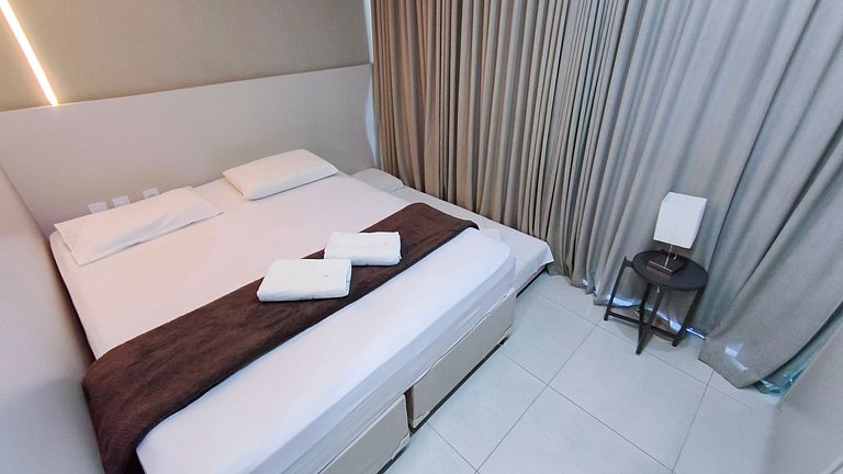 Flat 1 Quarto - Eco Resort Praia dos Carneiros (X07-1)