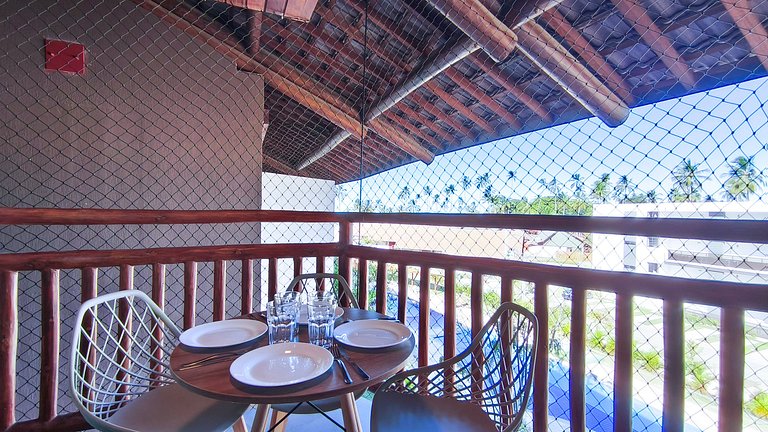 Carneiros | Flat com Vista Piscina (D308)