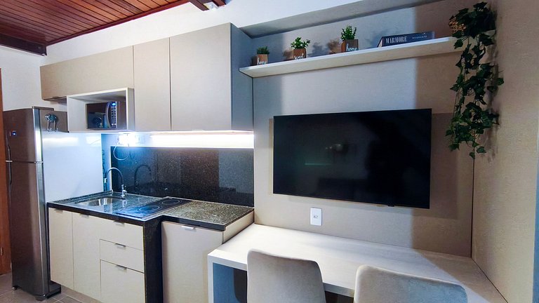 Carneiros | Flat com Vista Piscina (D308)