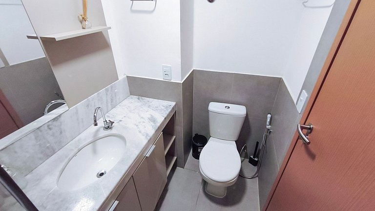 Carneiros | Flat com Vista Piscina (D308)