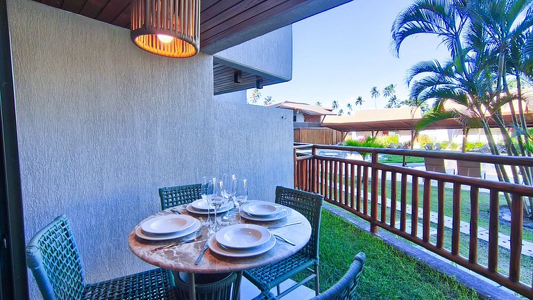 Studio no Carneiros Atlântico | Pé na areia (D018)