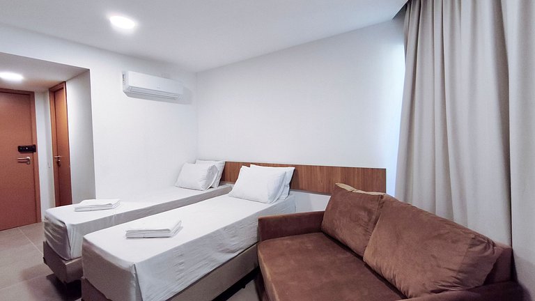 Carneiros Atlântico | Studio Vista Piscina (D206)