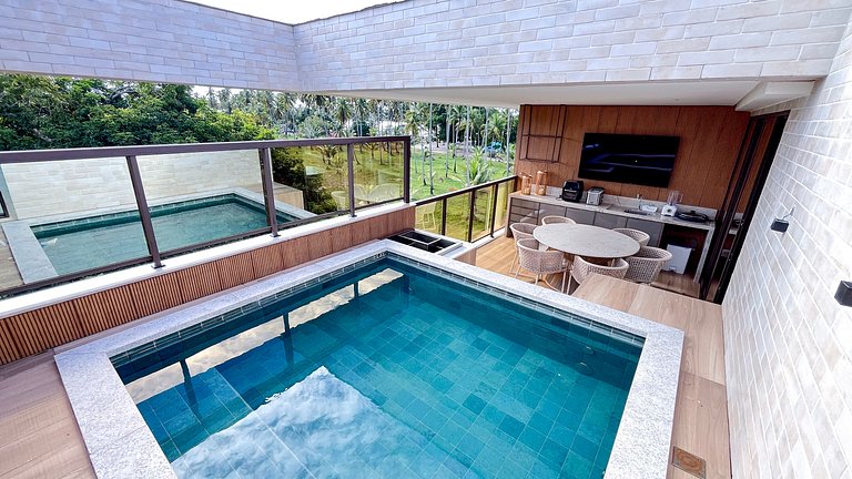 Carneiros | Duplex 03 QT | Piscina | Amura (C03-4)