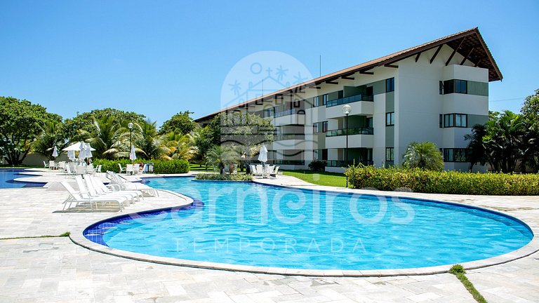 Carneiros | Bangalô c/ Piscina e Secretária (A6)