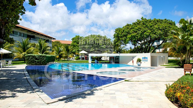 Carneiros | Bangalô c/ Piscina e Secretária (A6)