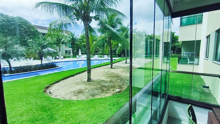 Apto 2Q | Resort e Piscina | CBR (A07-1)