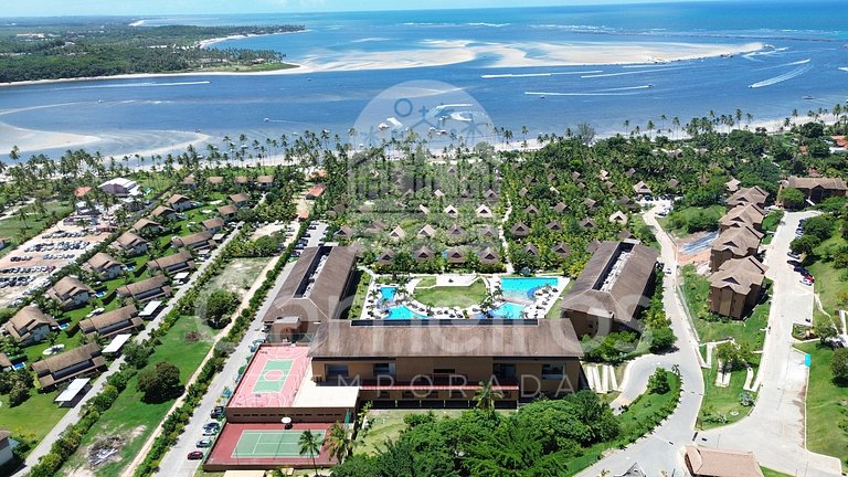 Flat 1 Quarto - Eco Resort Praia dos Carneiros (X07-1)