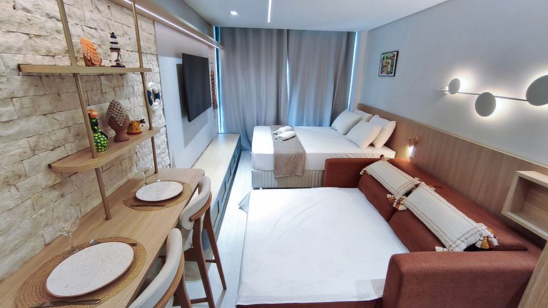 Carneiros | Studio 120m da Praia (B04)