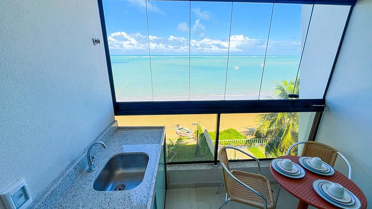 Tamandaré |Studio Vista Mar |Praia e Piscina (B09)