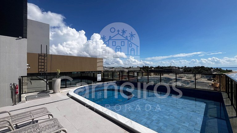 Tamandaré | Studio Vista Mar | Pé na Areia (B06)